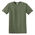 Gildan Heavy Cotton 5.3 oz 50/50 Cotton T-Shirt Military Green Large