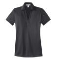 Port Authority Ladies Performance Fine Jacquard Polo Grey Smoke Medium