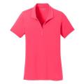 Port Authority Ladies Cotton Touch Performance Polo Hot Coral Large